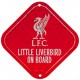 Cedulka do auta Little Dribbler on board Liverpool FC