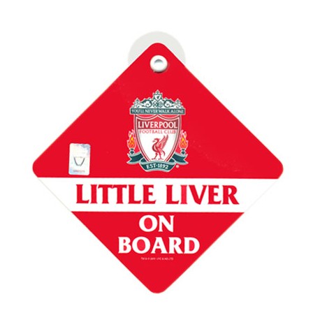Cedulka Baby On Board Liverpool FC