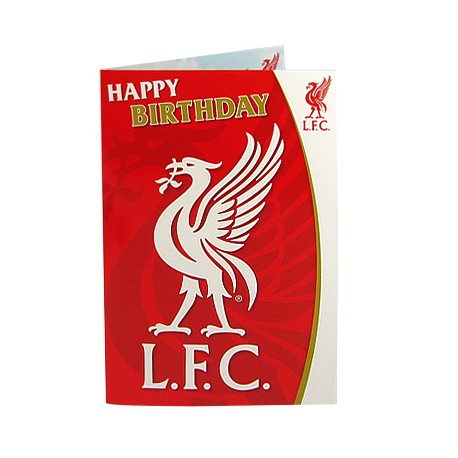 Hrací blahopřání k narozeninám Liverpool FC (typ LB)