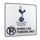 Plechová cedulka Tottenham Hotspur FC No Parking