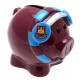 Pokladnička prasátko West Ham United FC (typ se šálou)