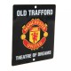 Plechová cedulka Manchester United FC do okna (typ SQ)