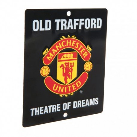 Plechová cedulka Manchester United FC do okna (typ SQ)
