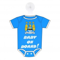 Cedulka do auta Baby on board Manchester City FC (typ body)