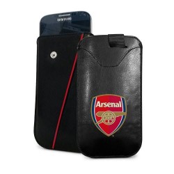 Kožené pouzdro na mobil Arsenal FC (typ menší)