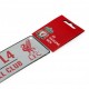 Plechová cedulka Liverpool FC do okna