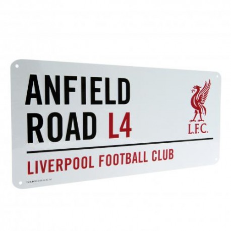 Plechová cedulka Liverpool FC ulice