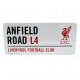 Plechová cedulka Liverpool FC ulice