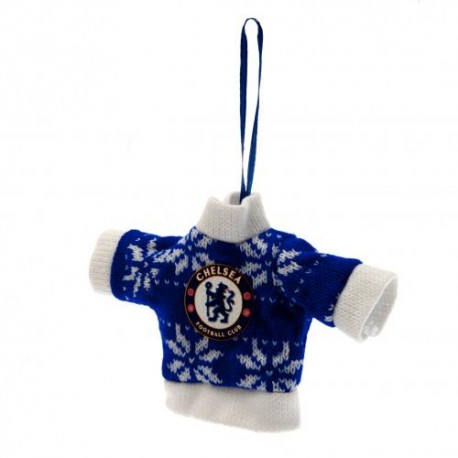 Vánoční ozdoba pletený svetr Chelsea FC